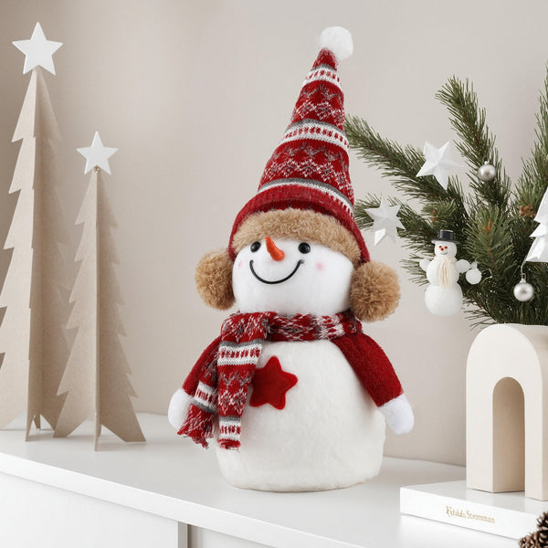 35CM Plush Snowman Display