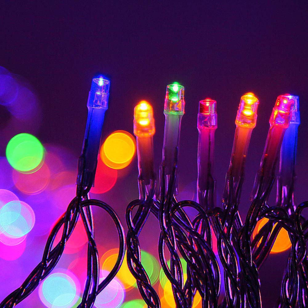 100M LED String Lights – 500 Bulbs, Multi/Warm/Cool White