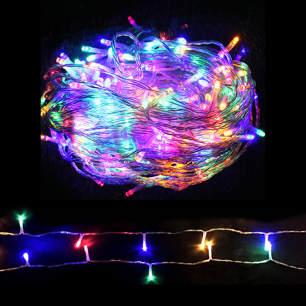 50M Christmas String Lights – 500 Multi-Colour LED Fairy Lights