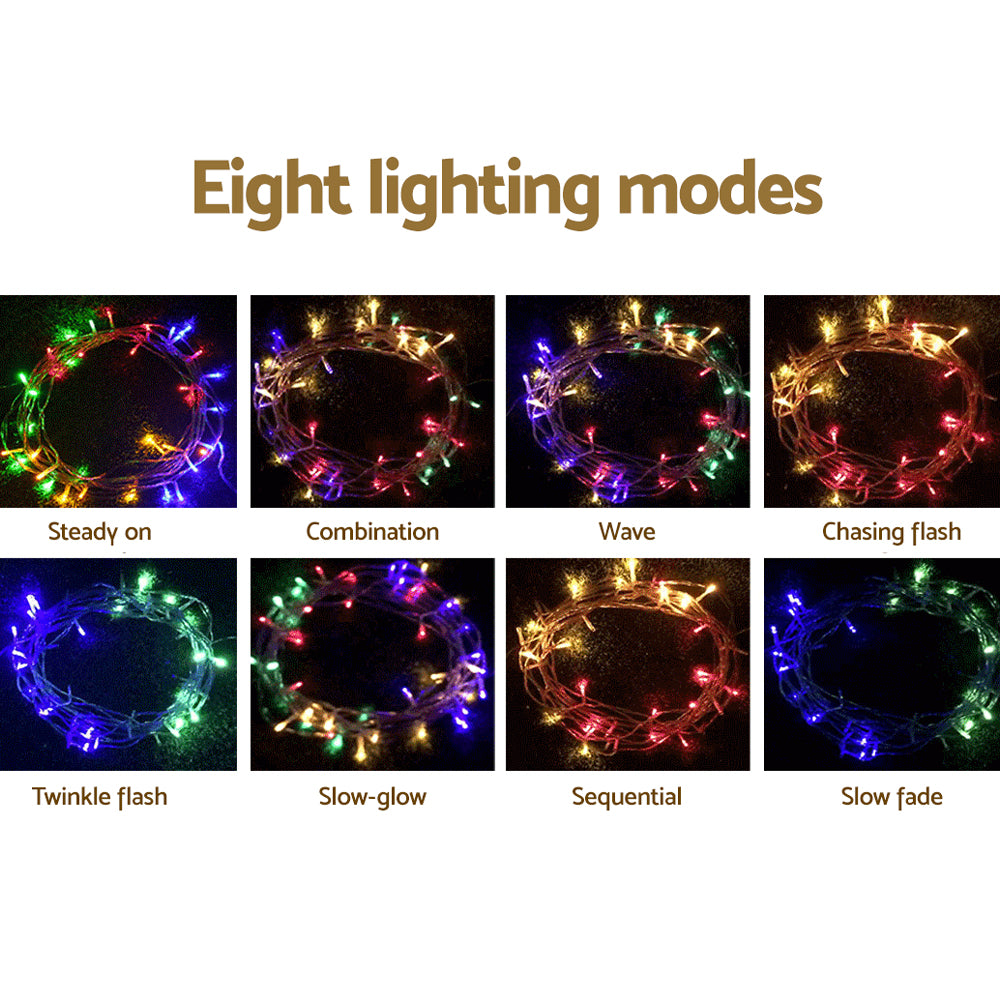 50M Christmas String Lights – 500 Multi-Colour LED Fairy Lights